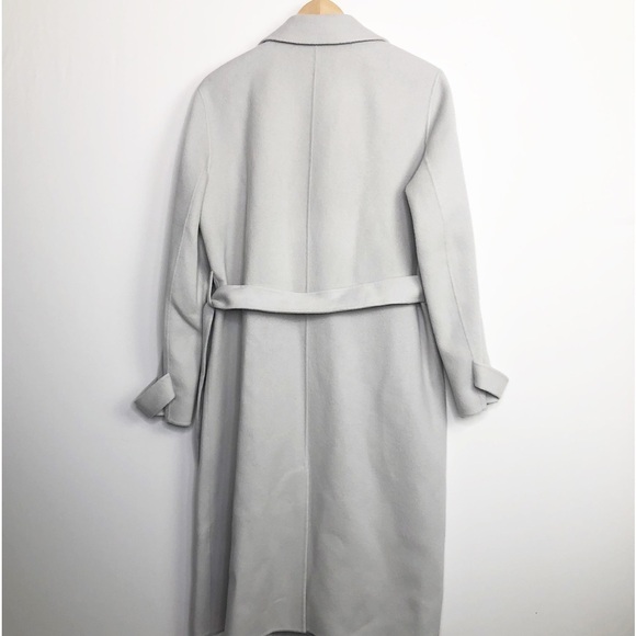 THEORY Stone Winsome wrap wool trenchcoat - Picture 13 of 14